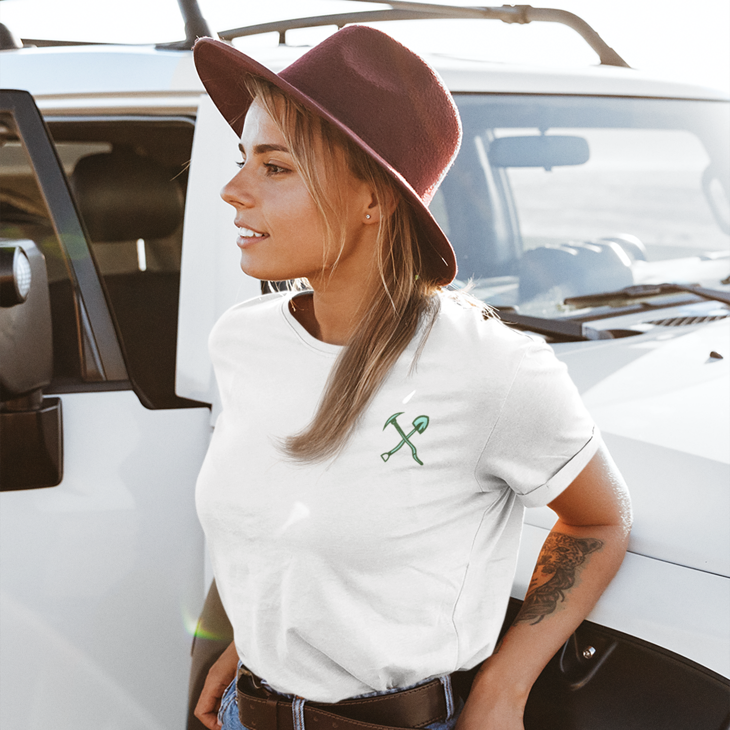 Rock Hounding, T-Shirt, White, Geology