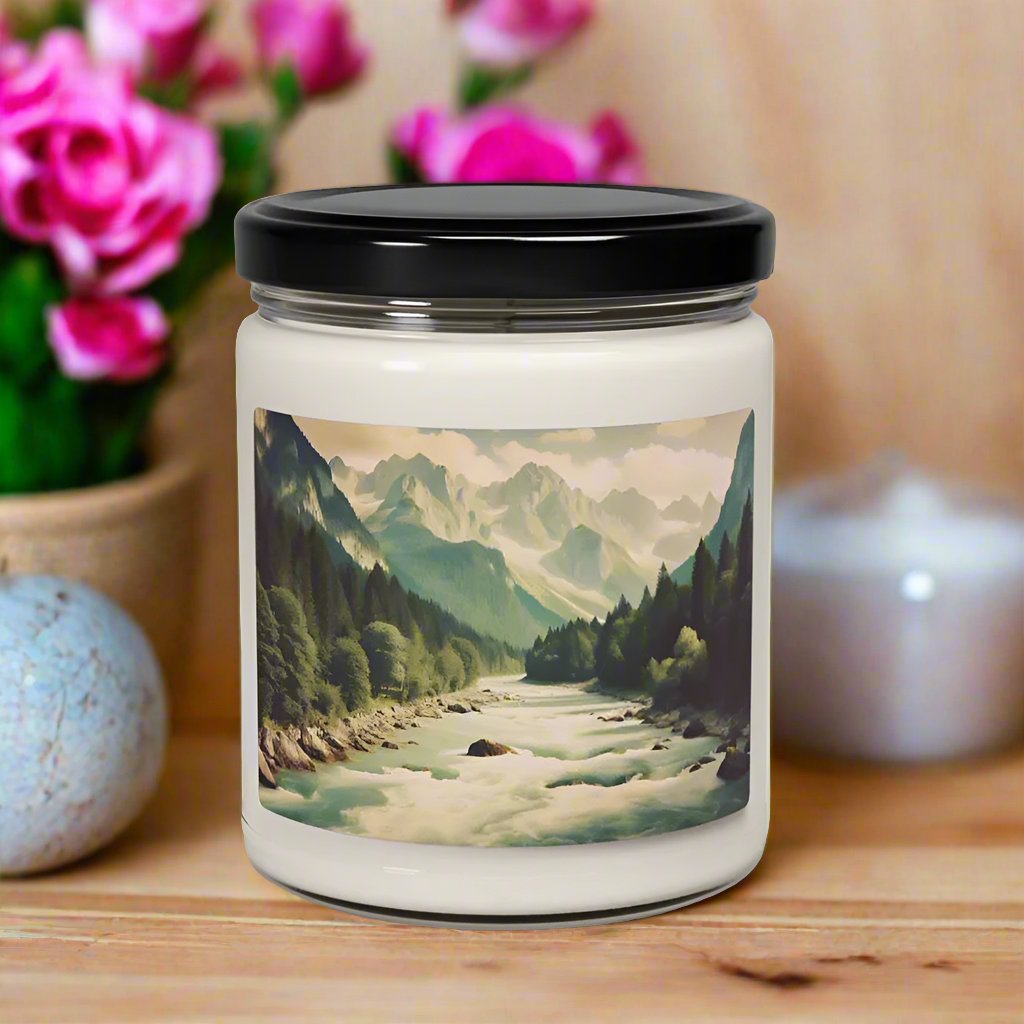 White Water, Rafting, Landscape, Soy, Candle